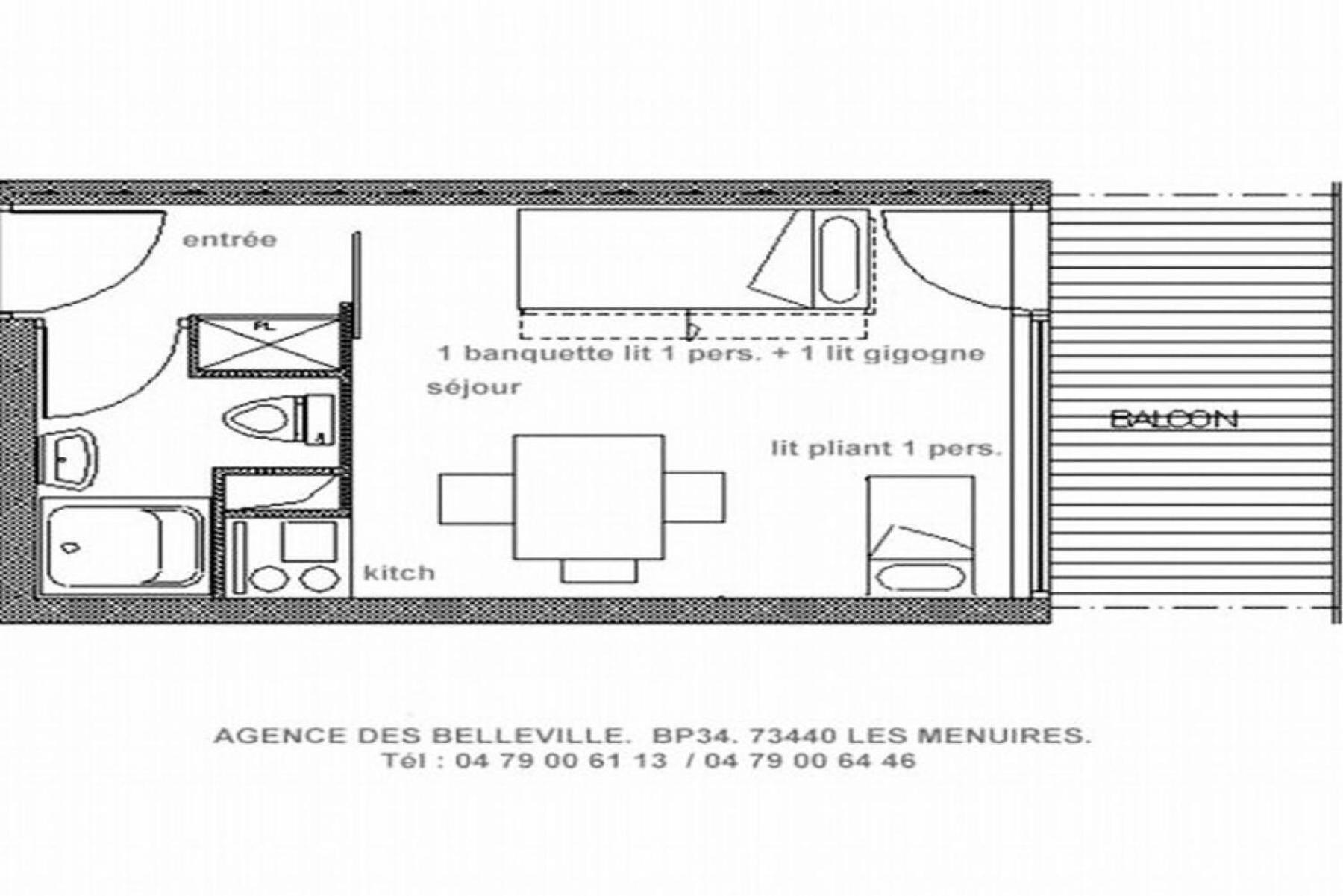 Residence Dorons - Studio Lumineux - Centre Station - Balcon Mae-3414 Saint-Martin-de-Belleville Extérieur photo